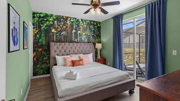 Iron/ironing board, WiFi, bed sheets