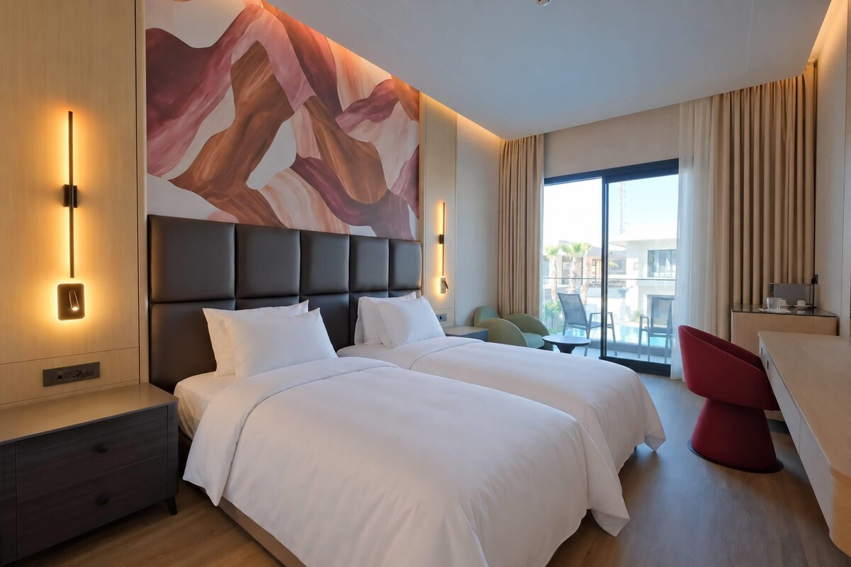 Phòng 2 giường đơn Deluxe, 2 giường đơn