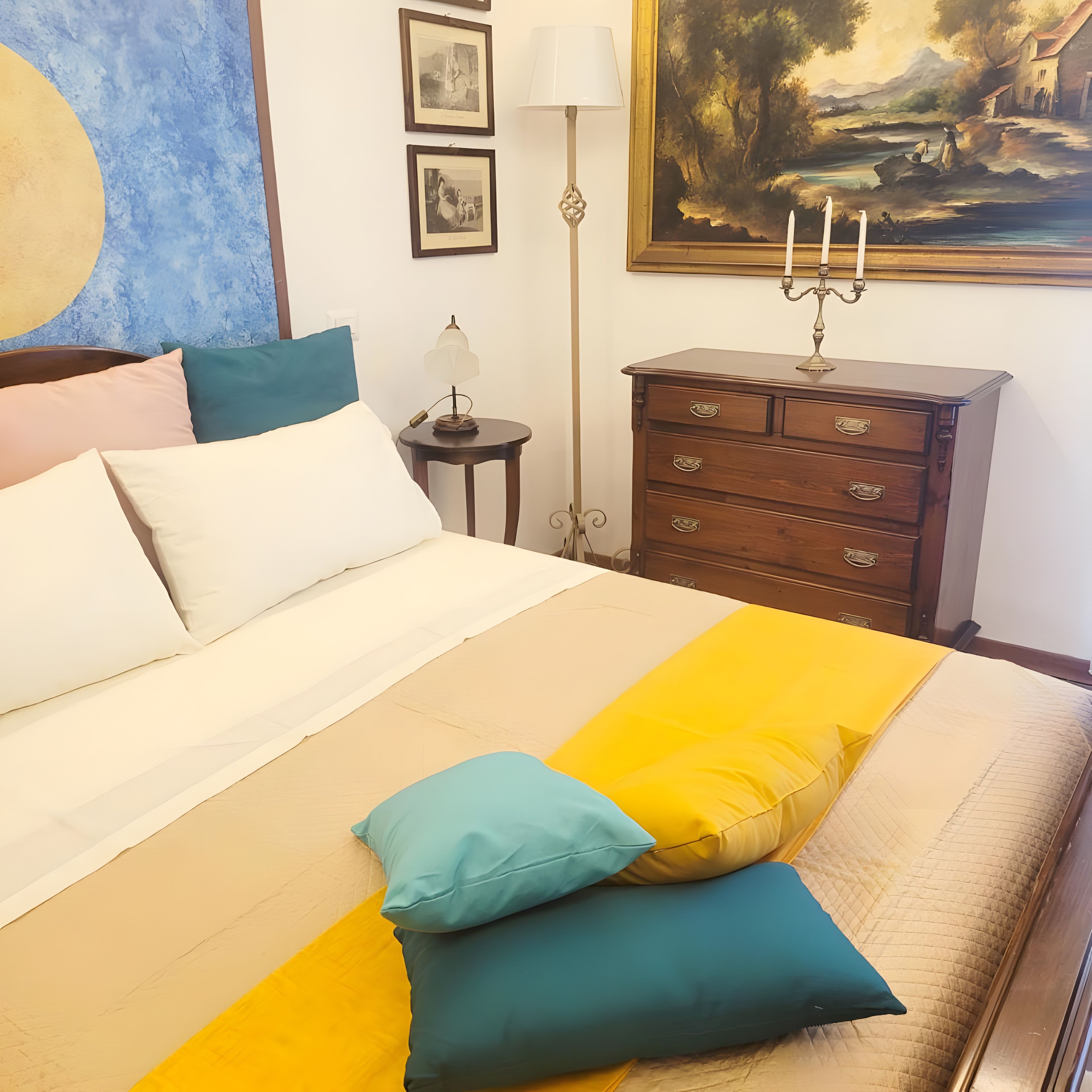 Iron/ironing board, WiFi, bed sheets