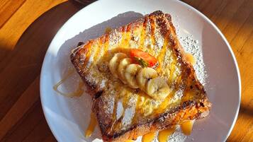 Daily cooked-to-order breakfast for a fee