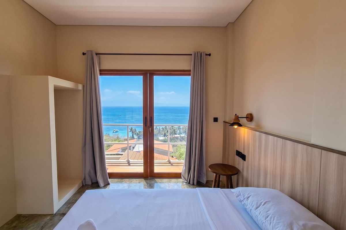 Habitación doble superior, vista al mar | Wifi gratis