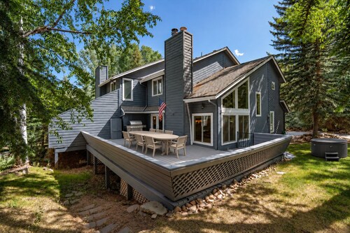TT’s Trailhouse in Vail/BC: Ski Back • Hot Tub • Family + Dogs • EV Charger