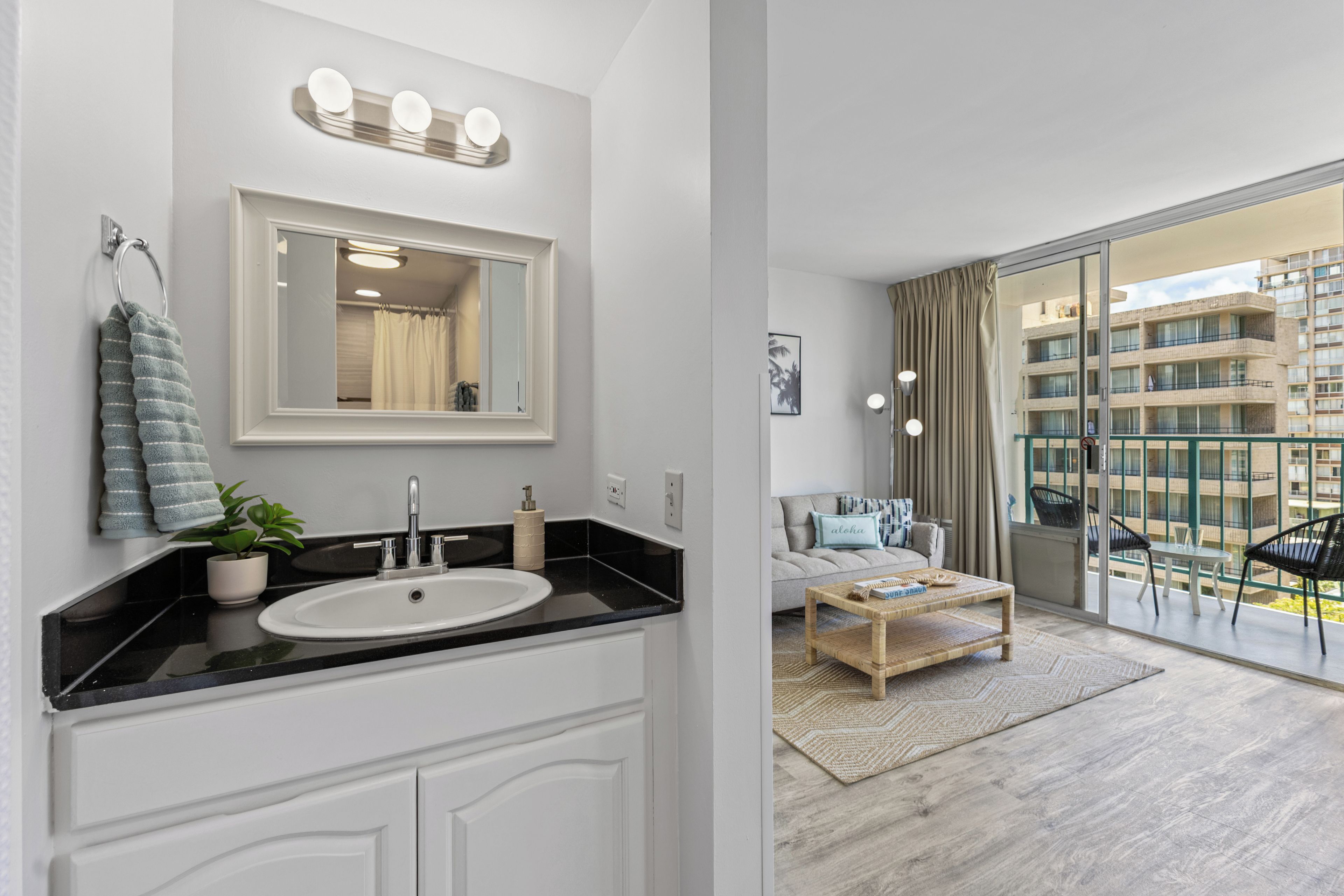 Newly Renovated Waikiki Studio #801 • Balcony • 3P