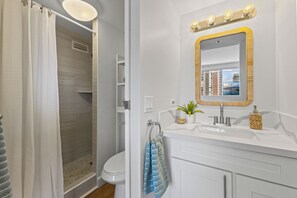 Bathroom - Newly Renovated Waikiki Studio #1203 2P • Balcony (Honolulu)