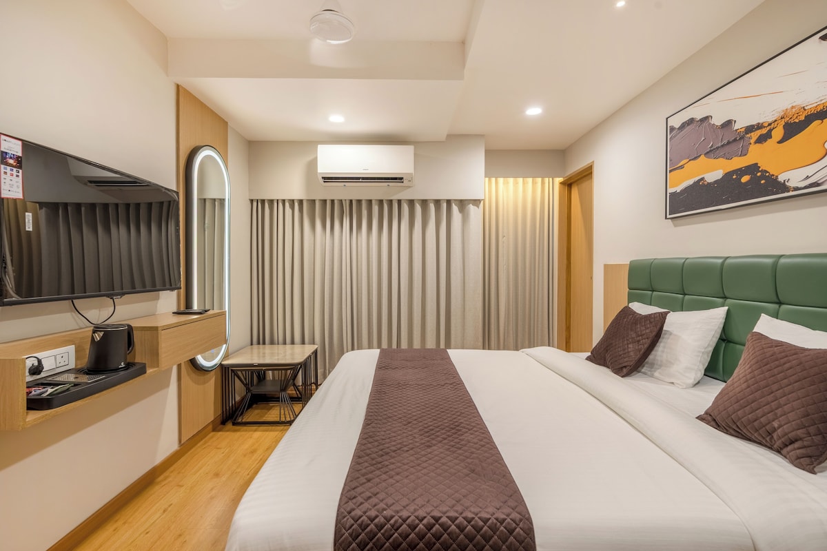 ห้องดีลักซ์ดับเบิล | โต๊ะทำงาน, Wi-Fi ฟรี