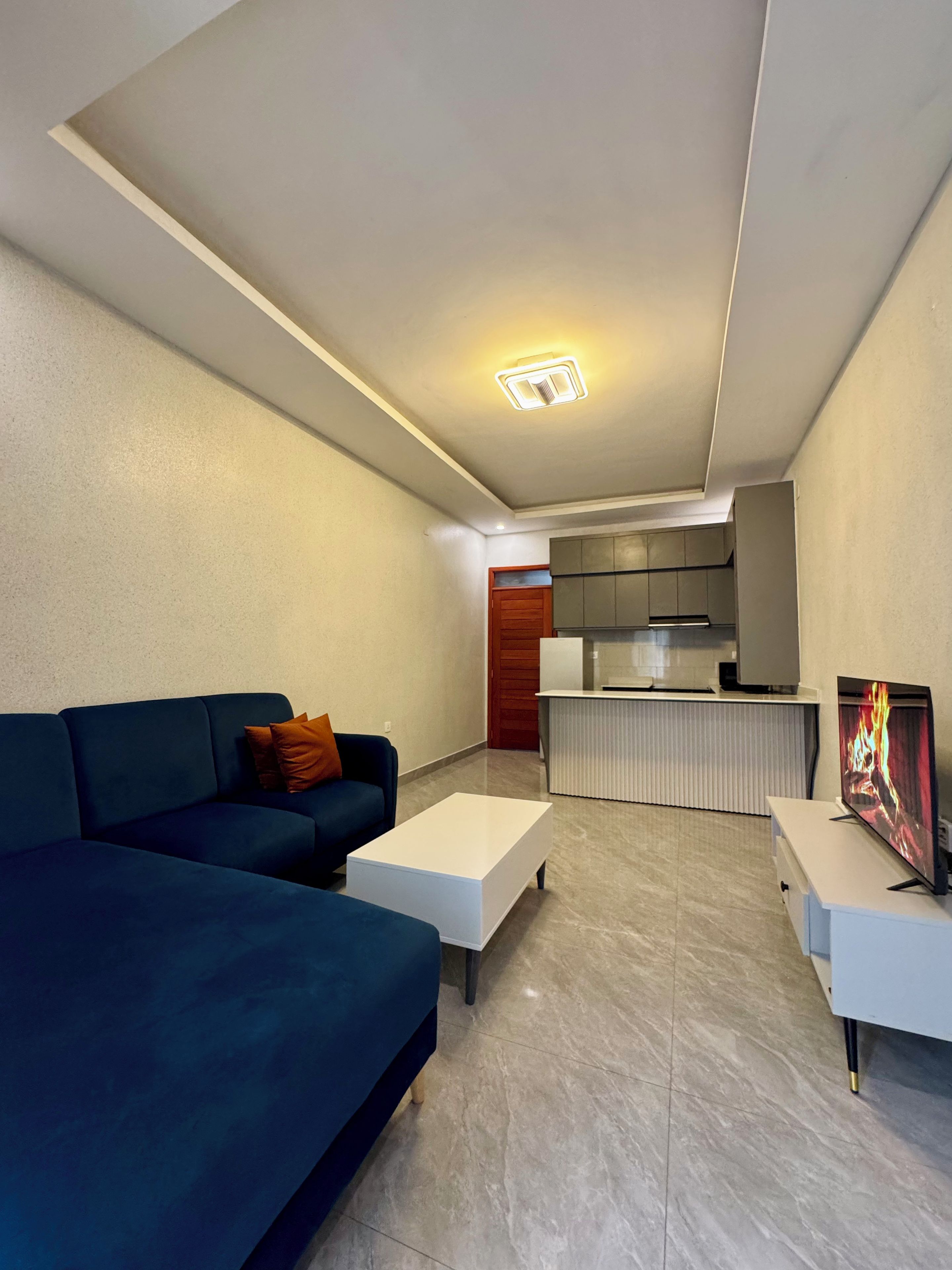 Apartment, 2 Bedrooms, Balcony, City View | Living area