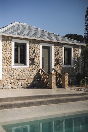 Exterior - Binios Villa - private pool, walking distance from the Beach (Ano Vasilikos)