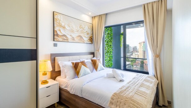 Room - Cozy 1-bedroom apartment in charming Kilimani Nairobi (Nairobi)
