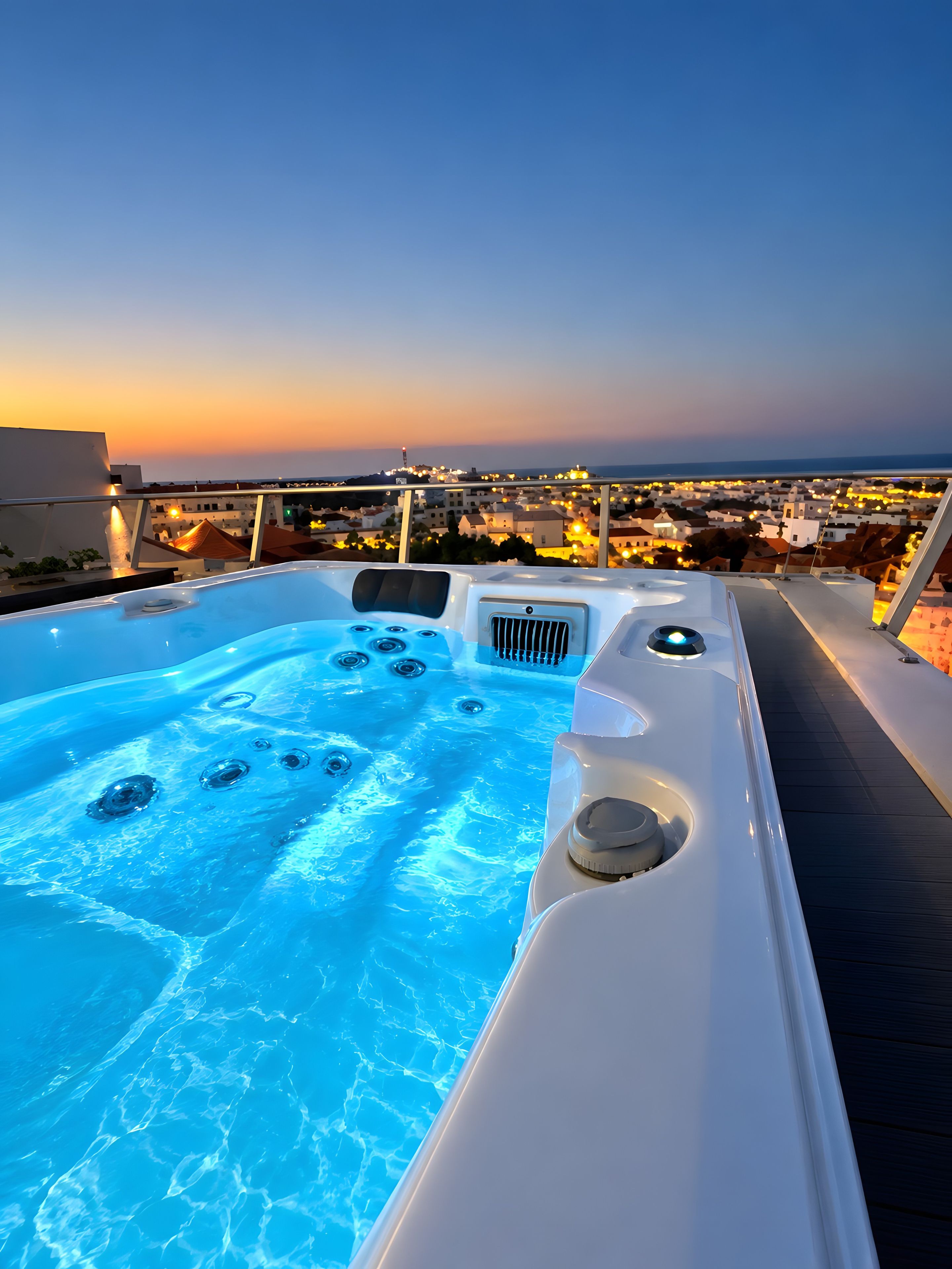 Bain à remous extérieur