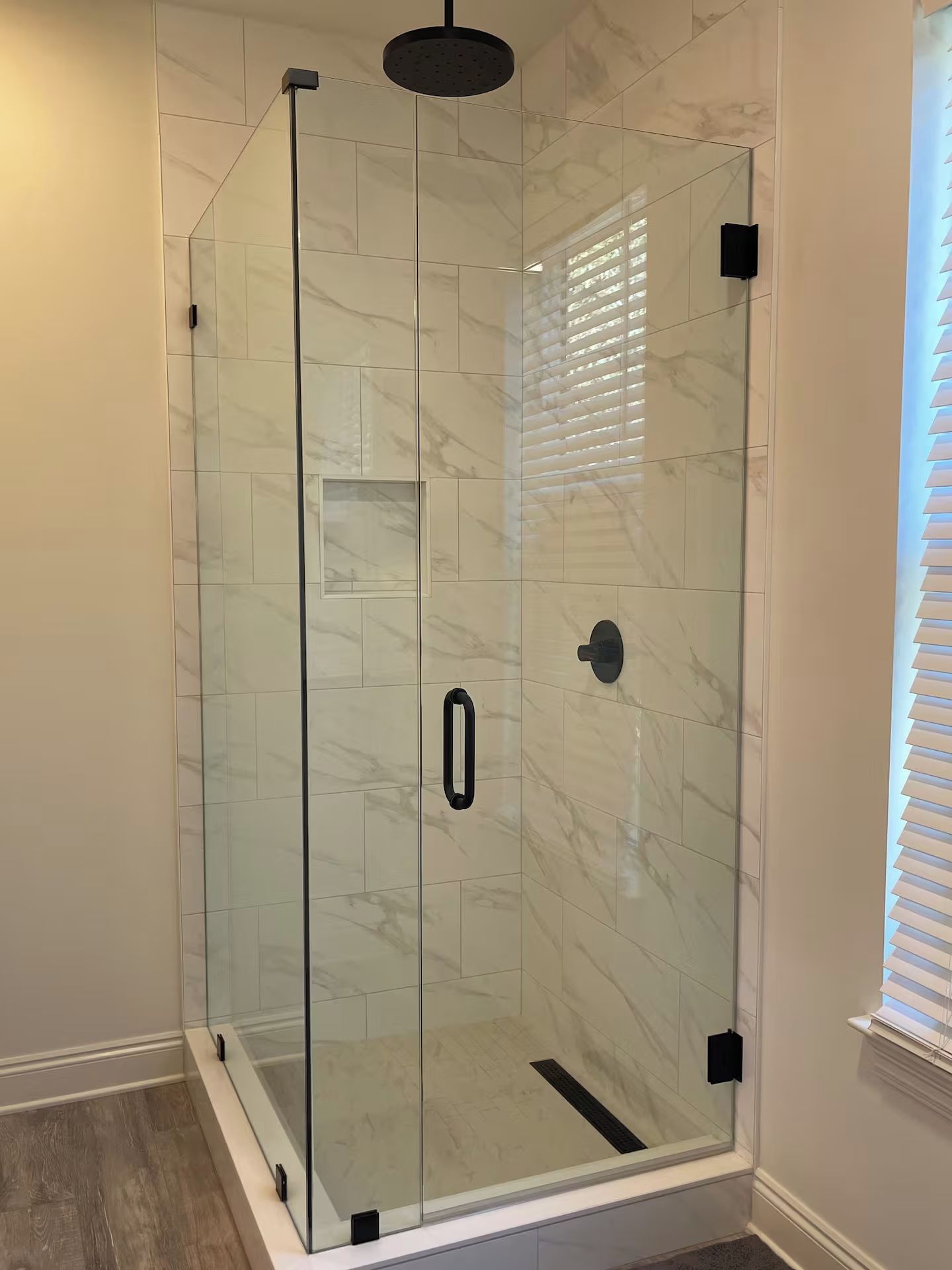 Shower, towels