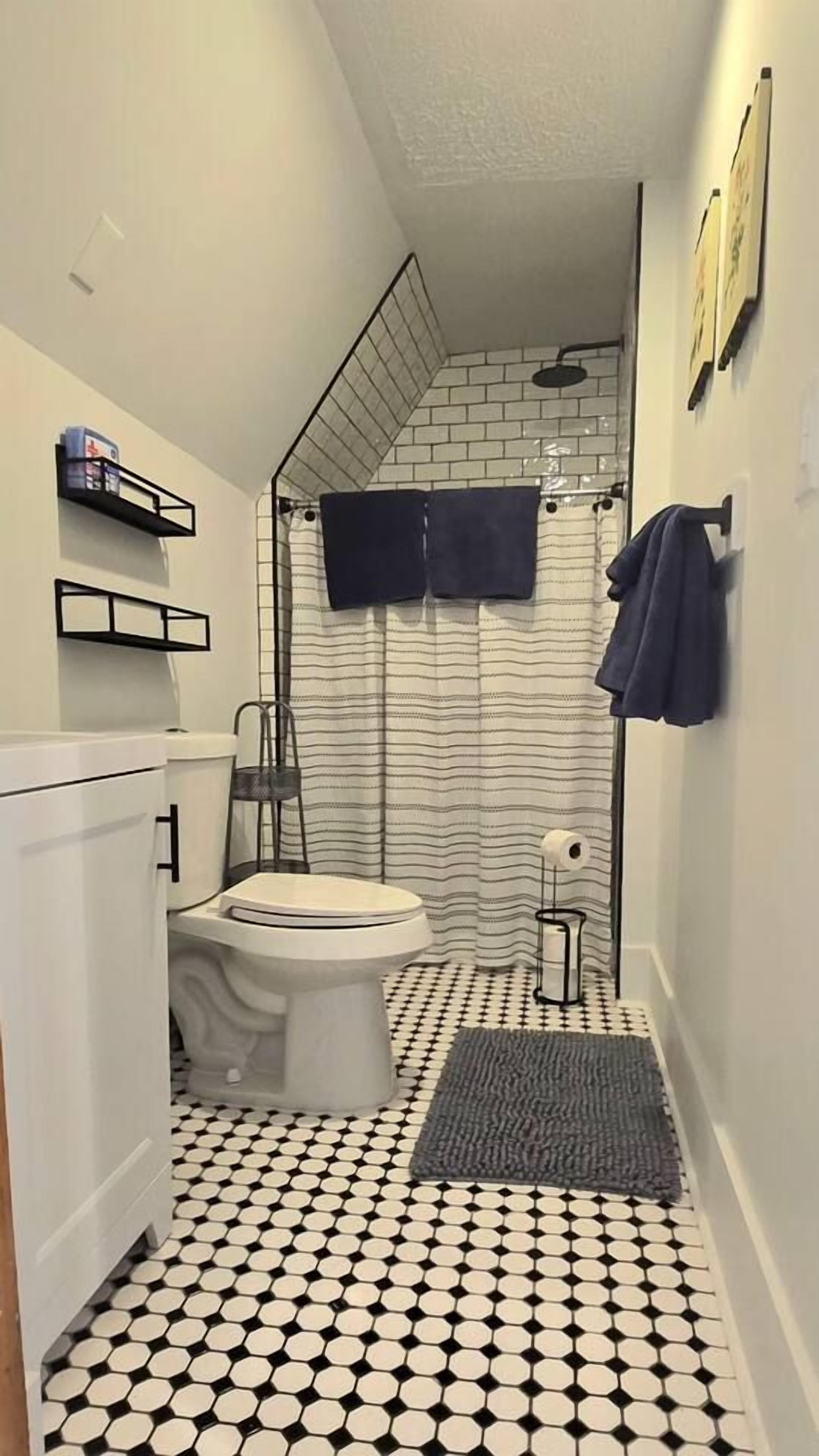 Hair dryer, soap, shampoo
