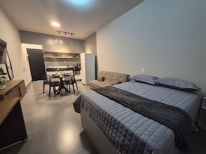 Deluxe Apartment, City View - SHB - Wi-Fi rápido a 1 min da praia (Presidente Prudente)