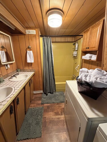 Rustic 3-bedroom mobile home with game room on large lot in Maybell,