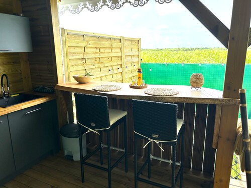 Ti Kann, cottage with private hot tub