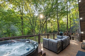 Baignoire à remous extérieure
