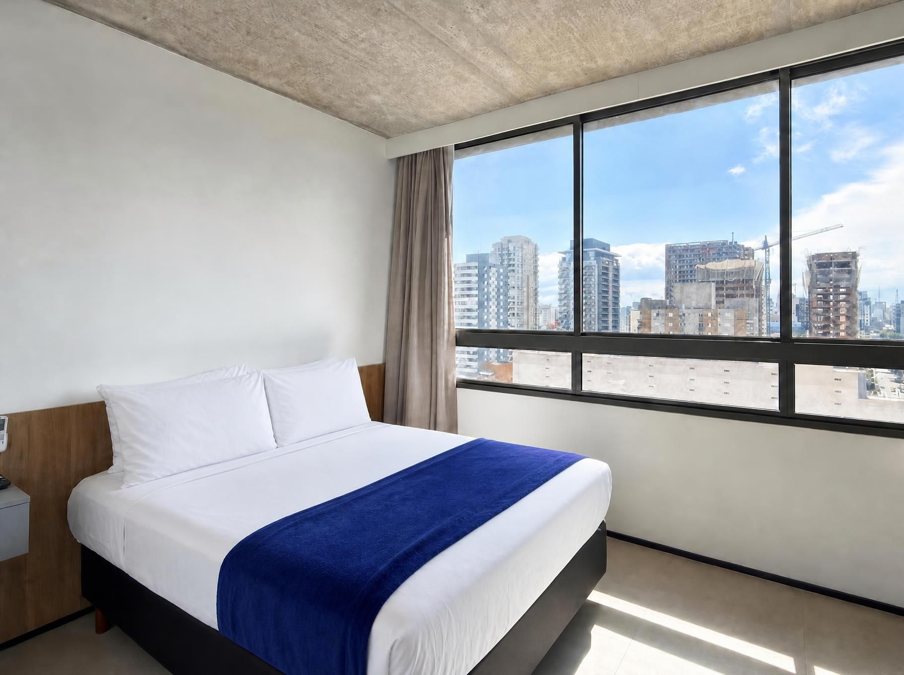 Desk, laptop workspace, blackout drapes, WiFi (free)