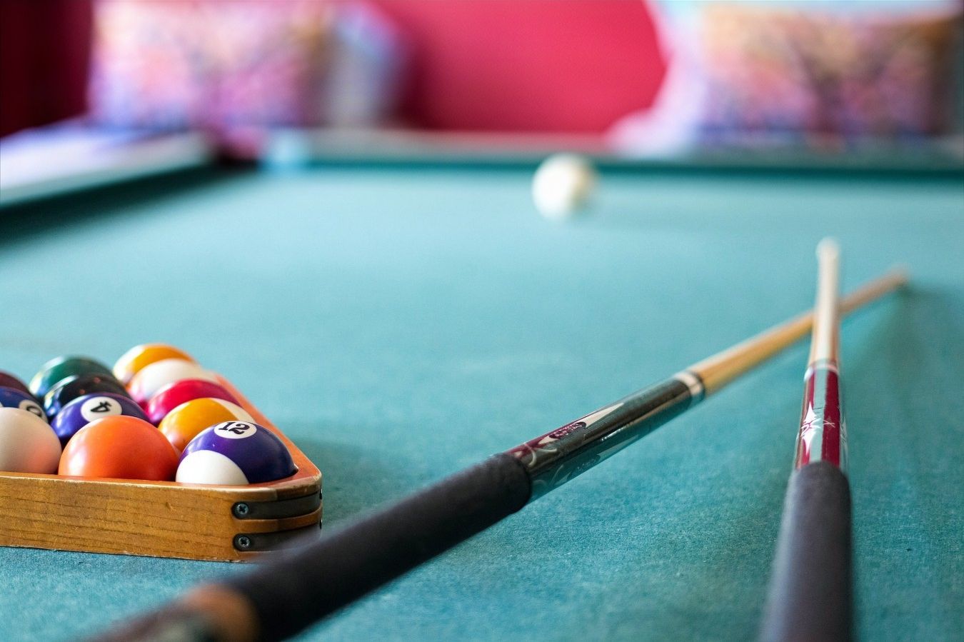 Rack them up for a little friendly competition in the game room