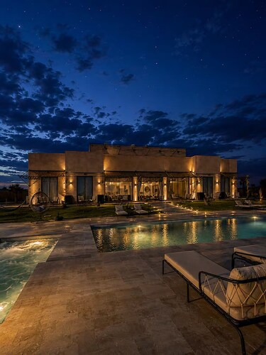 Luxury Villa with Padel Court, Pool, and Jacuzzi in Marrakech