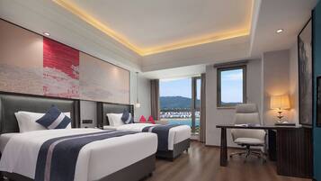 Luxury Twin Room, River View | Desk, laptop workspace, WiFi (free)