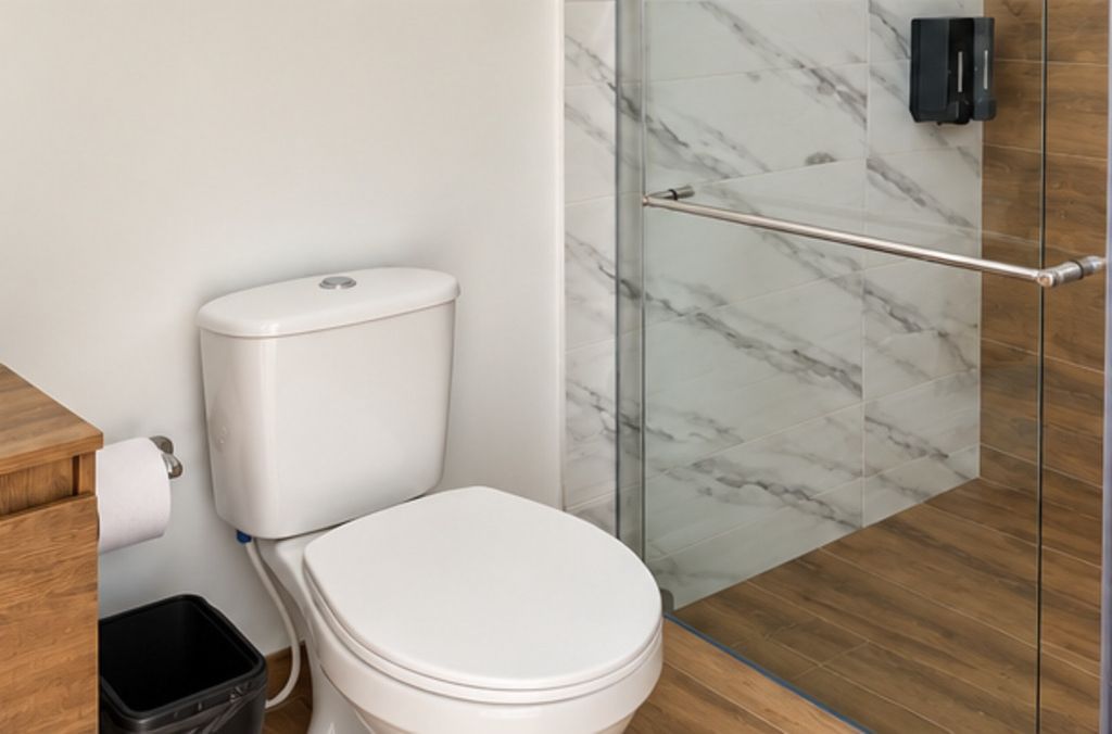 Towels, soap, toilet paper