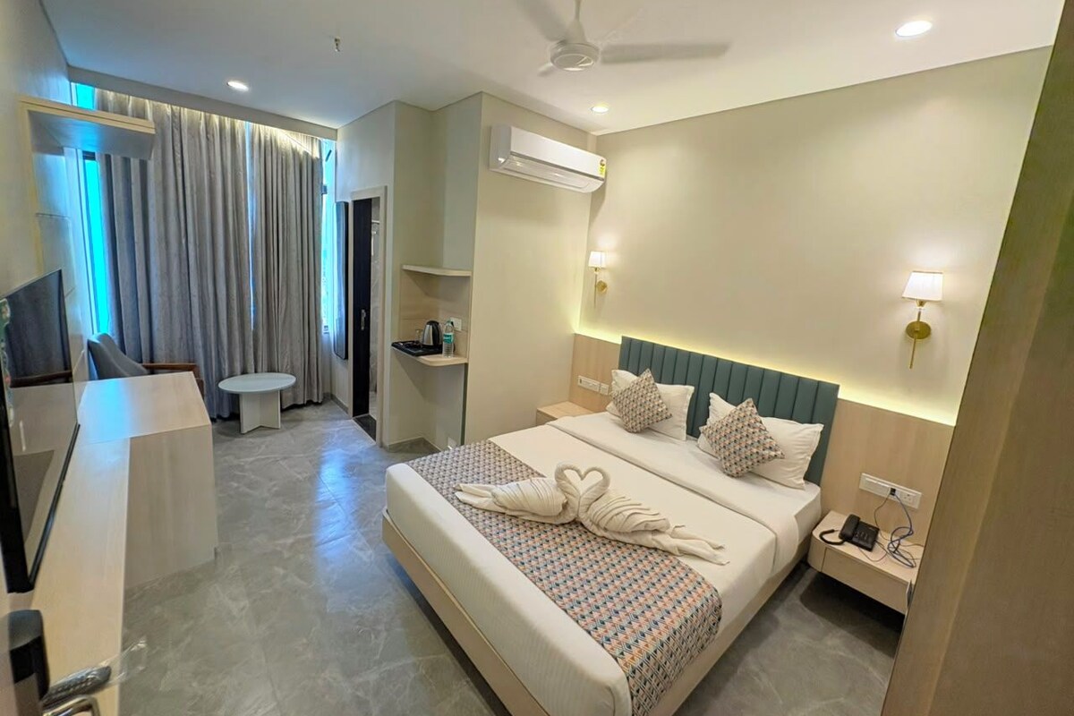 Kamar Deluks | Setrika/meja setrika dan Wi-Fi gratis