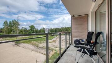 Blick vom Balkon