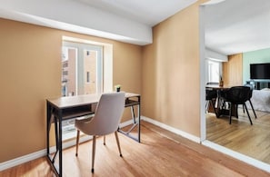 Dining - Bohemian Loft-Style Condo (Saint-Jean-Baptiste) (Québec)