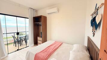Familienapartment, Veranda, Strandblick