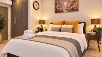 Premier Apartment, Courtyard View | Desk, blackout drapes, iron/ironing board, WiFi (free)