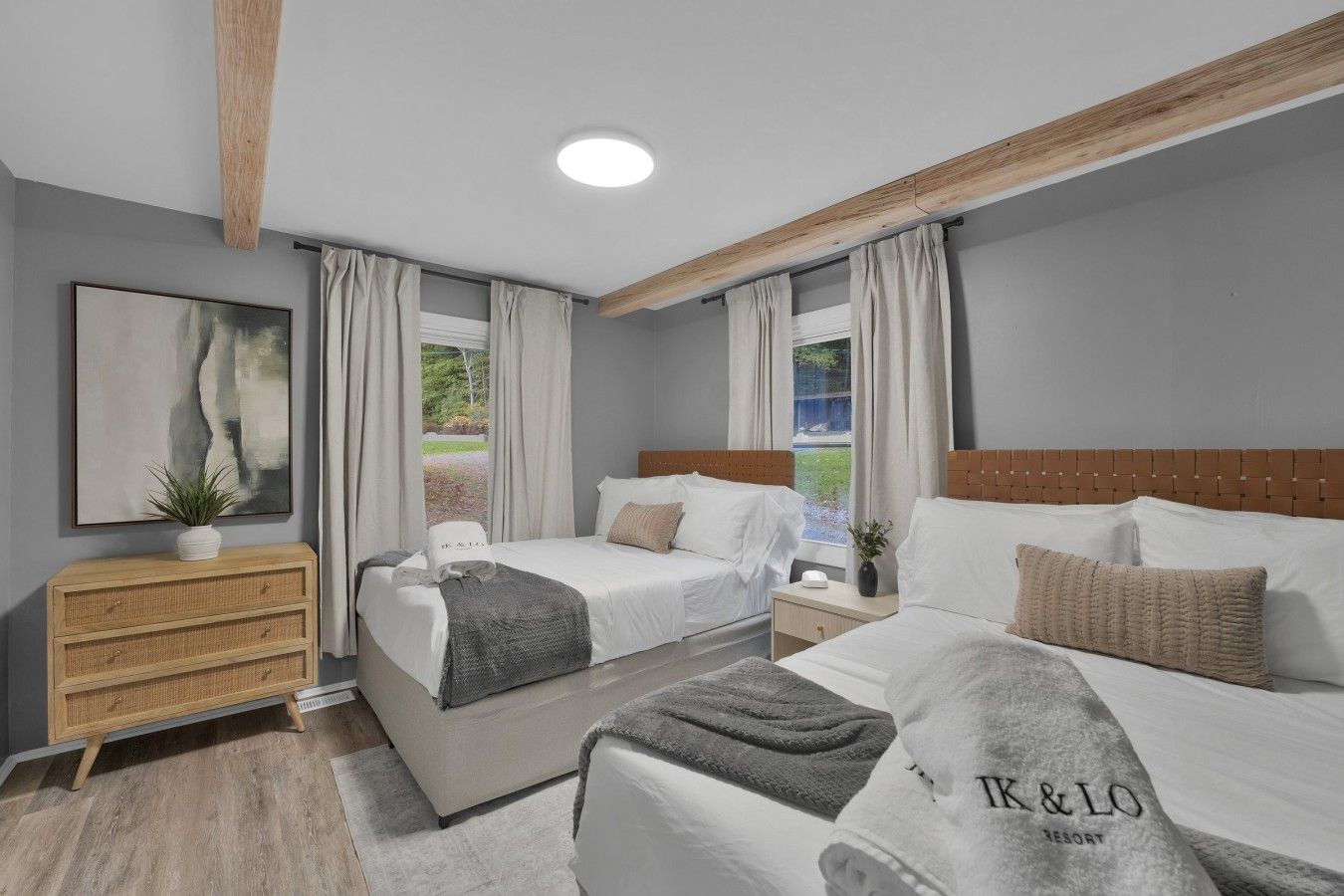 Bedroom 3 with two beds