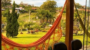 Family Studio, Balcony, Garden View | Outdoor dining - Pousada Cristais do Rosa (Imbituba)