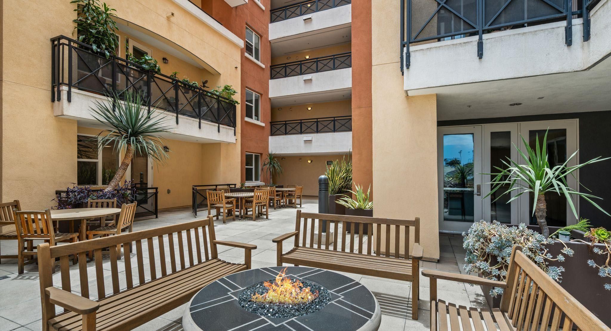 Community Outdoor Area with Firepit
