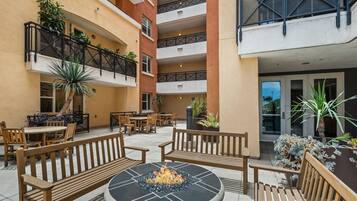 Community Outdoor Area with Firepit