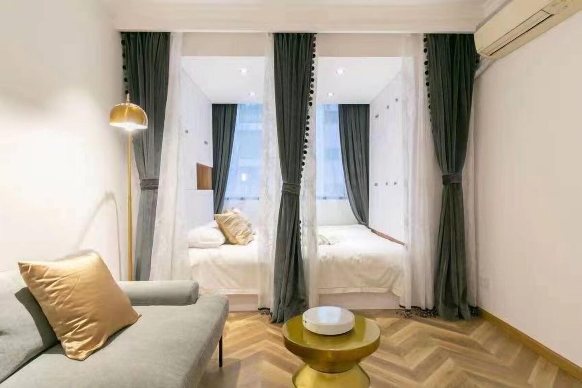 CunJin · Fresh & Tidy · Chic 4-Guest | Free WiFi, bed sheets