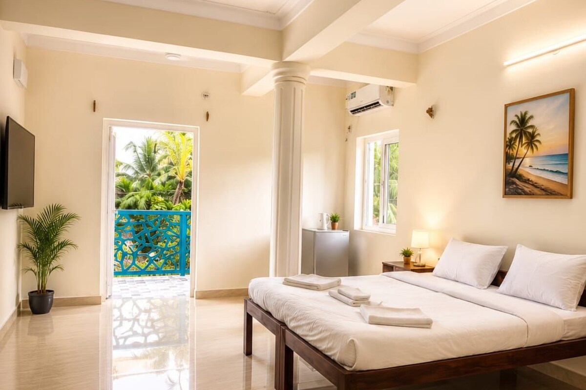Chambre Luxe, vue jardin | Fer et planche à repasser, Wi-Fi gratuit