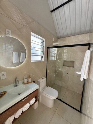 Bathroom - Chales Entre Vinhas (Canguera)