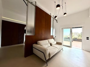 Luxury Suite, City View | Ruang tamu