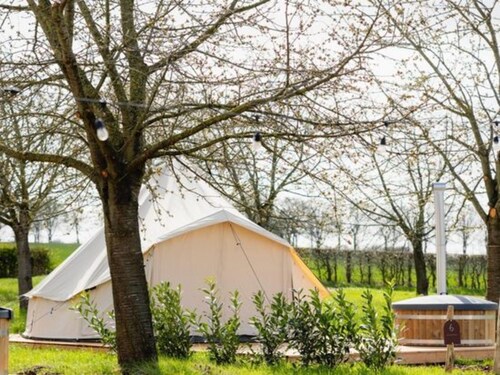 Glamping Tent met Hot Tub, Schimmert