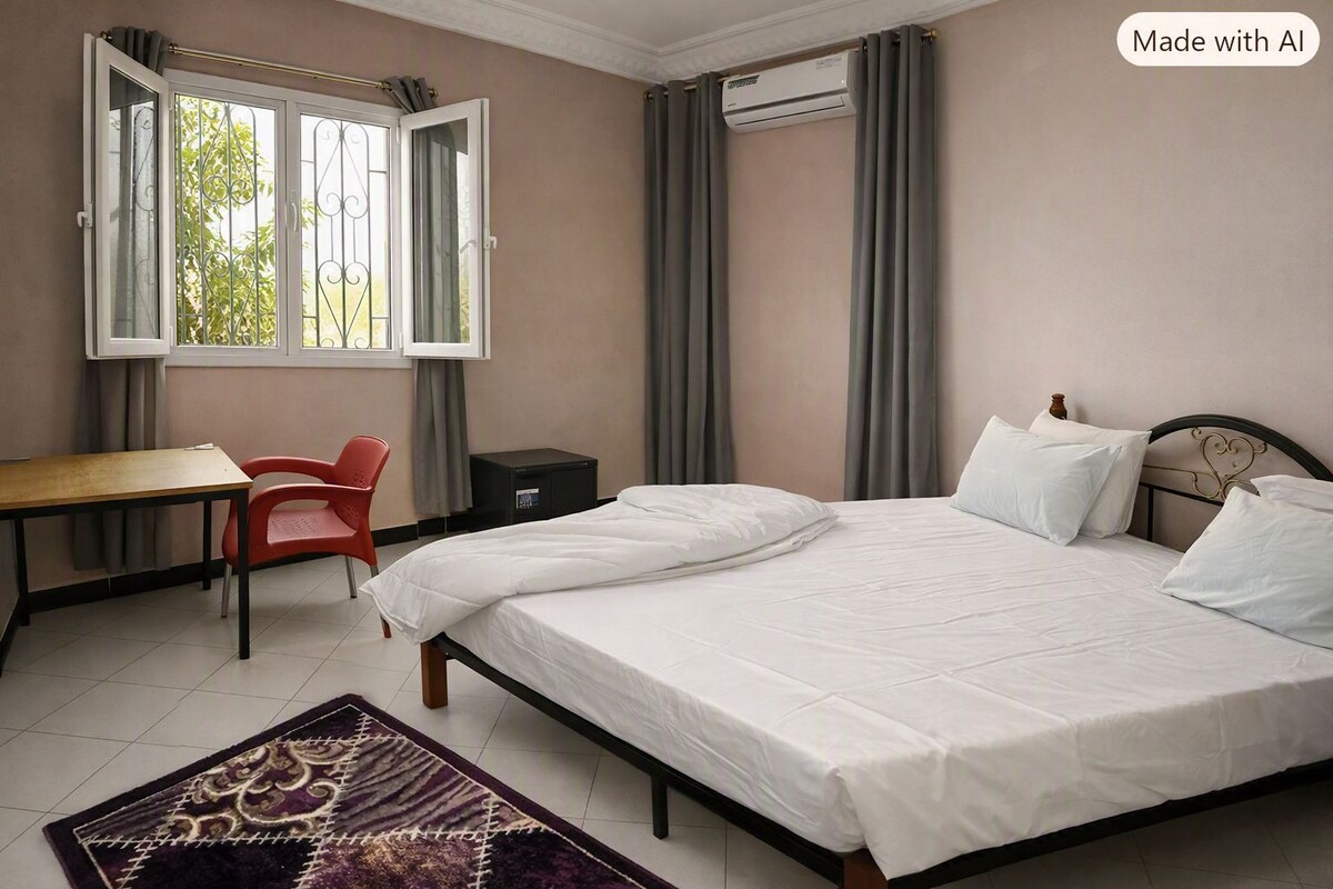 Appartement Familial | Espace de travail pour ordinateur portable, Wi-Fi gratuit