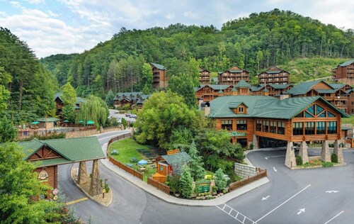 Cozy 1-bedroom resort in charming Gatlinburg with Spa, water park, fitness room