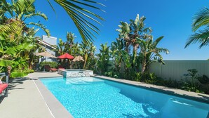 Outdoor pool - 4BR Luxury Foothill Estate. 30+ Day Stays. Insurance & Corporate Relocation (Rancho Cucamonga)