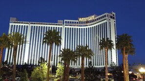 A large hotel building with a prominent 'WESTGATE' sign at the top. - New Year’s Eve in Las Vegas — Stay on the Strip (Las Vegas)
