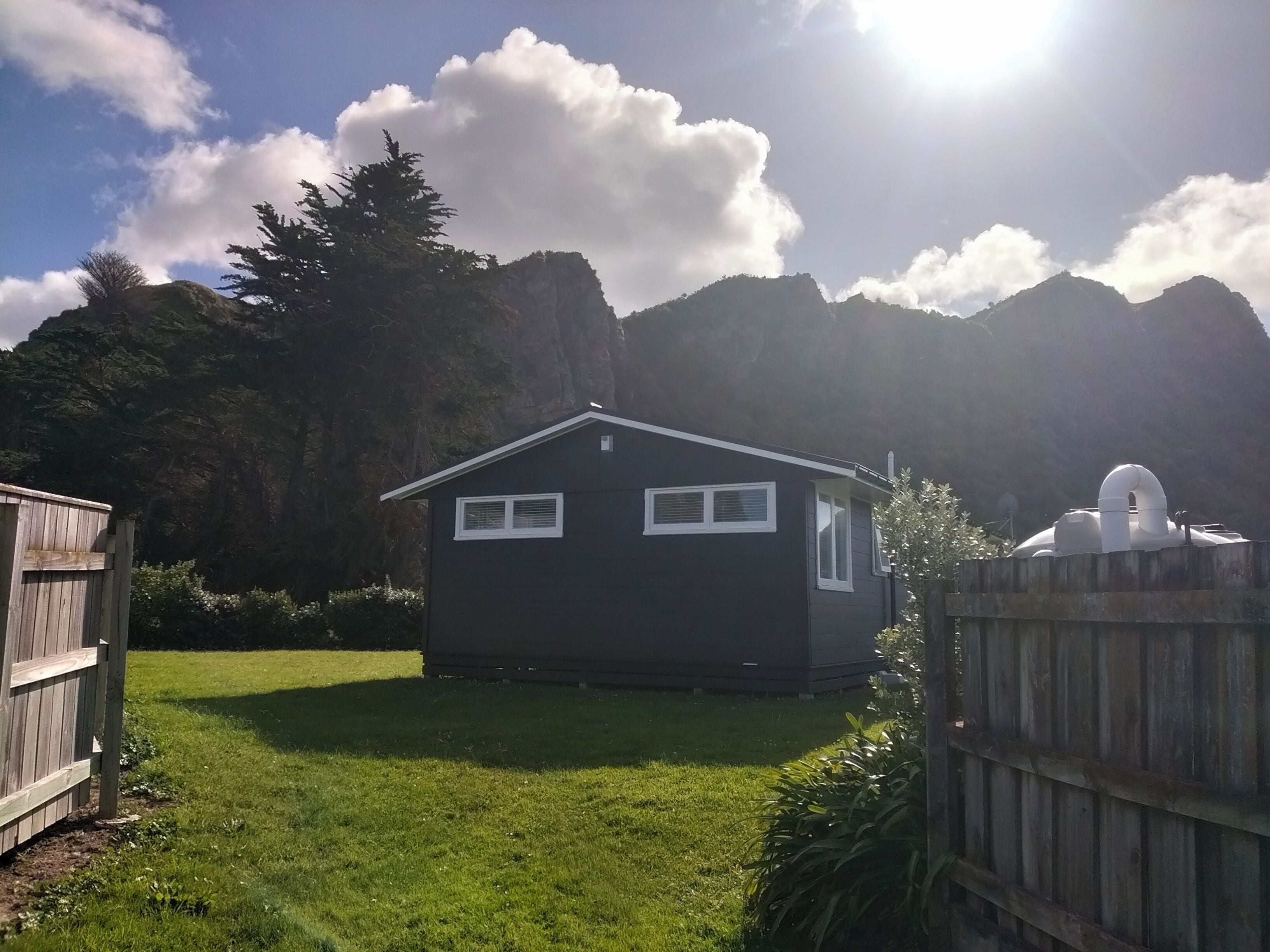 View from the driveway