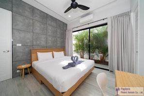 Unclassified image, 3 of 80, button - LUXURY VILLA WITH LARGE POOL, TERRACE, 4- CH-4, BATHROOMS—Near the Beaches—Close to All Shops (Tambon Rawai)