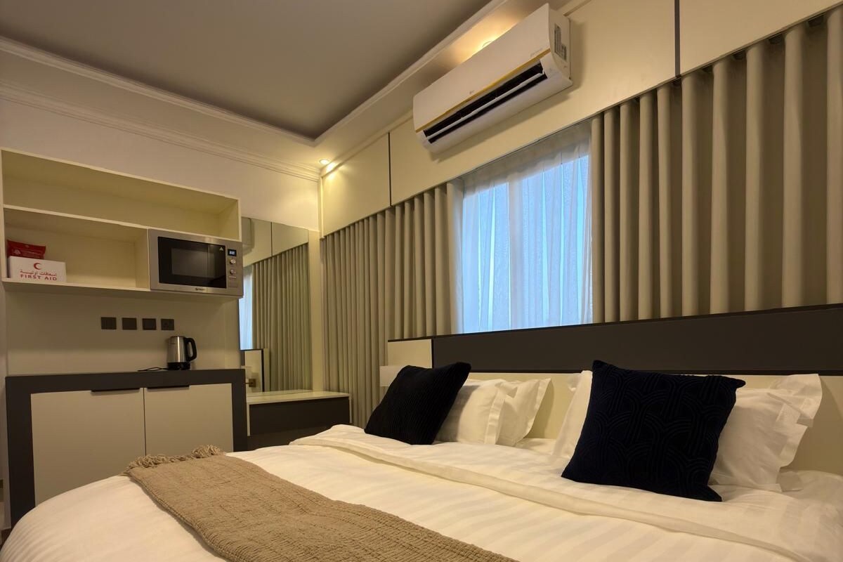 Roupas de cama premium, cofres nos quartos, Wi-Fi de cortesia