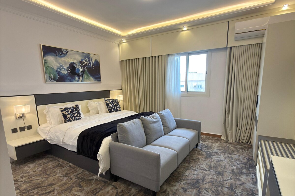 Estúdio luxo, 1 cama de casal | Roupas de cama premium, cofres nos quartos, Wi-Fi de cortesia