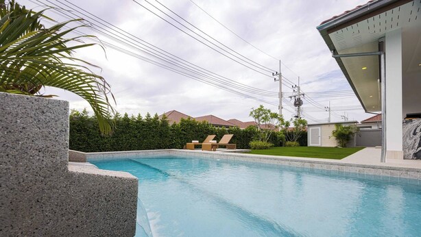 Outdoor pool - Modern 3BR Villa w/ Private Pool (MV55) (Hua Hin)