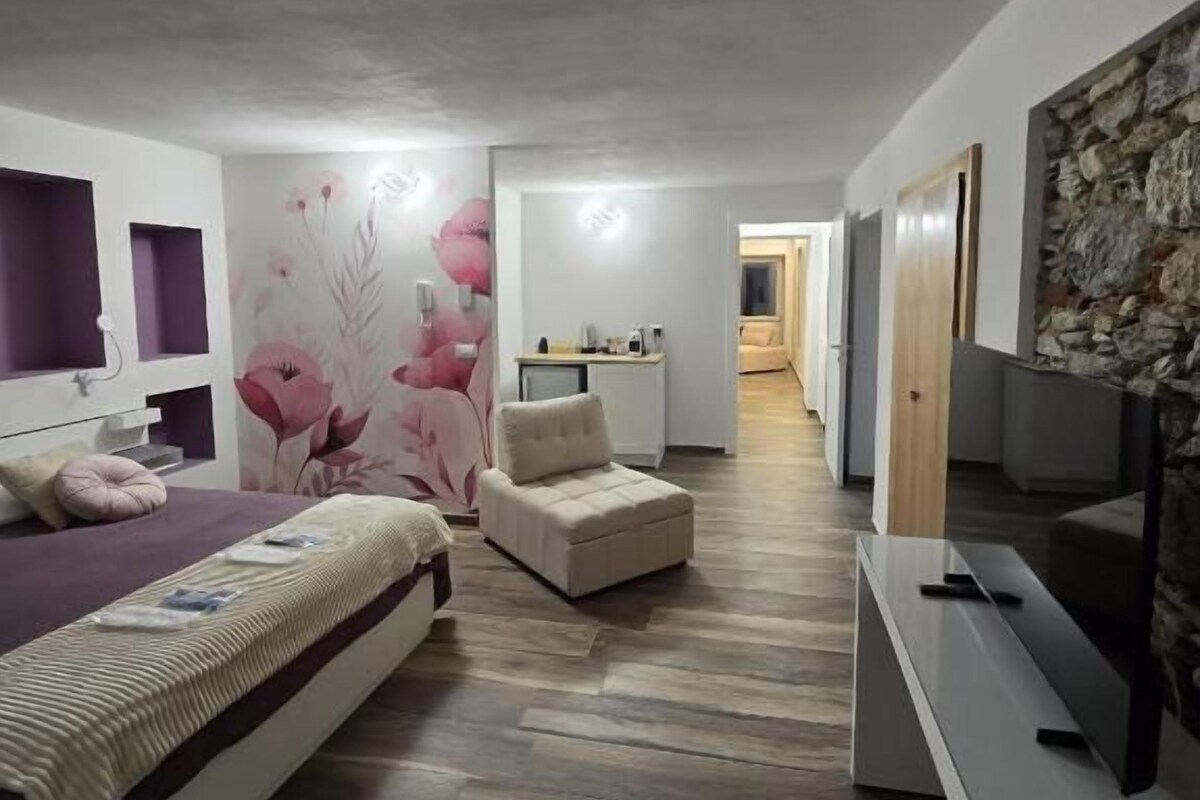 Doppelzimmer, Balkon, Bergblick