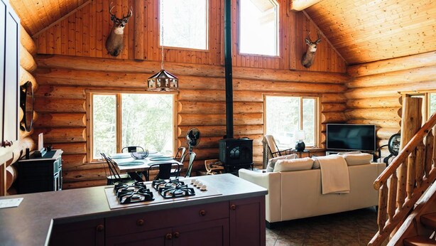 Unclassified image, 1 of 7, button - Cozy Log Cabin (Seba Beach)