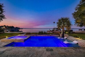 Pool - "The Edge" Lakefront - 7-bedroom/5.5 bath, Gameroom, Watersports, Luxury Home! (Montgomery)